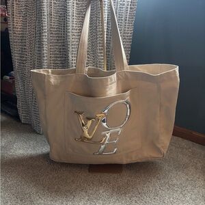 Louis Vuitton Canvas That’s Love Cabas GM Tote in Ecru